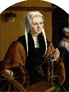 Maarten van Heemskerck Portrait of a Woman oil painting artist